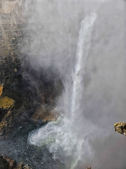 Misty Helmcken Falls in October. 