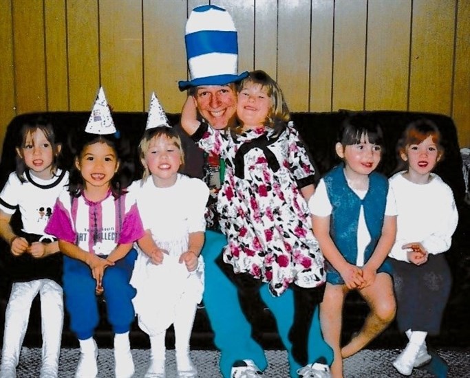 This photo shows Kamloops's Uncle Chris the Clown at his first gig as a clown at a birthday party in 1998.