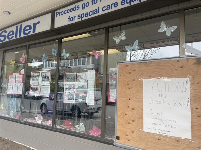 A volunteer run thrift store that brings in money for the hospital in Kamloops was the target of a smash and grab a few nights ago, with thieves making off with thousands of dollars worth of precious jewelry.