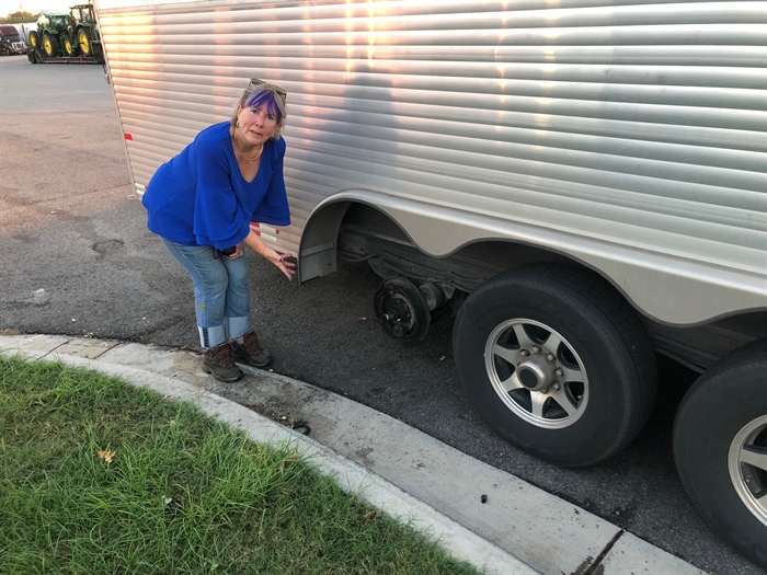 Bonnie asking, “How do you lose an entire wheel…and not know it?”