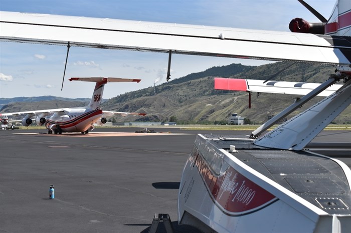 Water bombers are on standby at Fulton Field as they await the 2024 wildfire season.