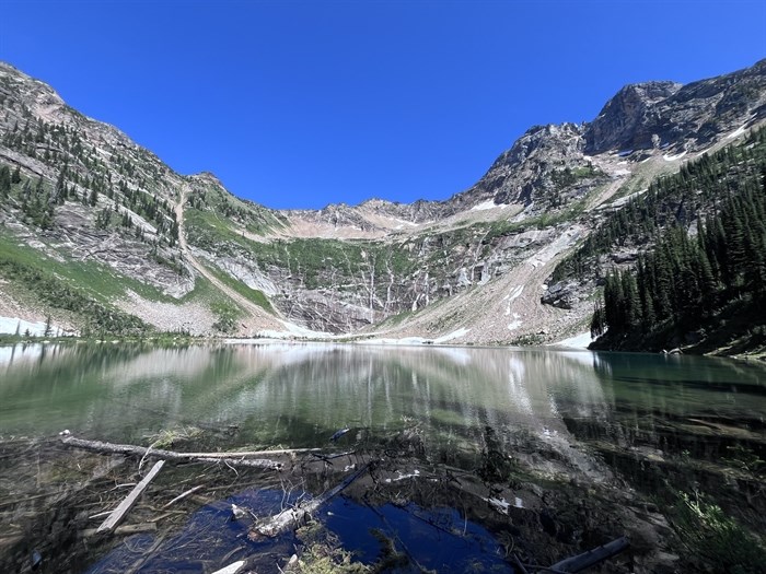 Pinnacle Lake near Cherryville is a popular hiking destination. 