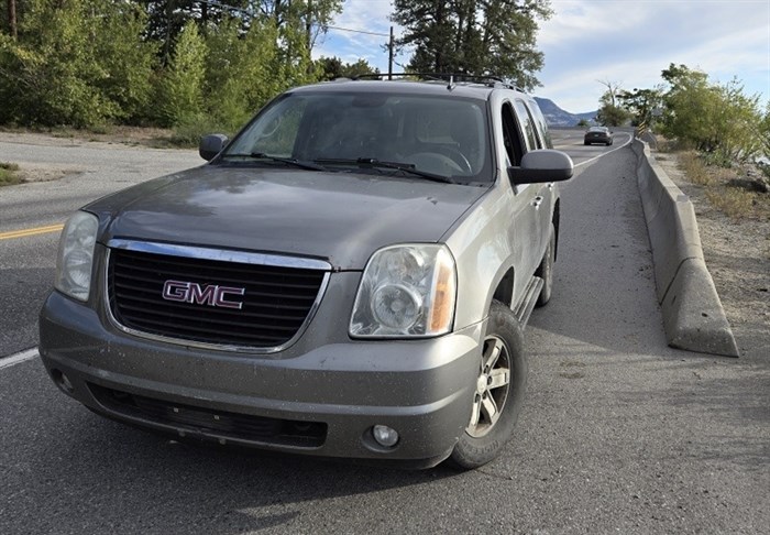 Woodcock's GMC Yukon was last seen at Antler Beach near Peachland on Sept. 3, 2024. 