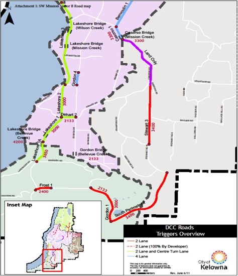 Map of proposed road.