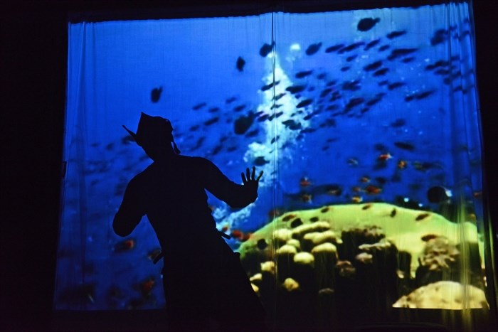 A scene from Marooned playing at UBC Okanagan’s University Theatre.