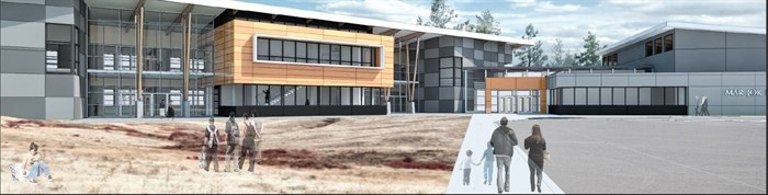 An artist's rendition of Mar Jok Elementary School in West Kelowna.