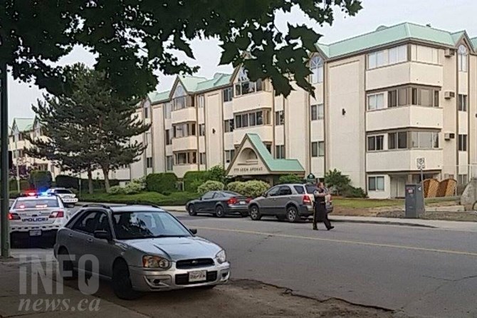 There was a heavy police presence on the 700-block of Leon Avenue this evening, July 9, 2015.