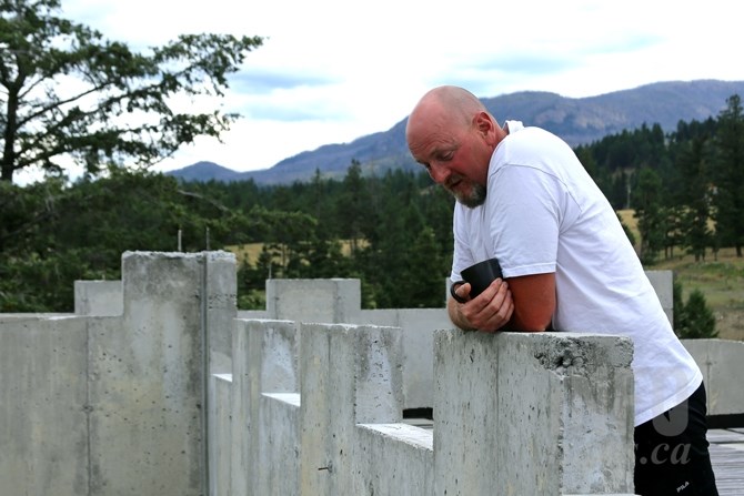 Rick Zinger is the mastermind and builder behind a Pritchard castle.