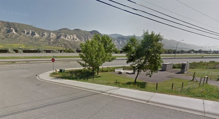 The O'Connor lift station on the corner of O'Connor Road and Dallas Drive where the valve was first shut off, causing the sewage spill. The station is just south of the Trans Canada Highway.