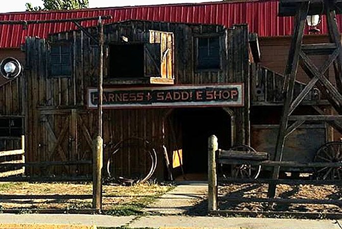 The OK Corral, although struggling to survive, have made several changes in the hopes of attracting new patrons. This is their new smoking area.