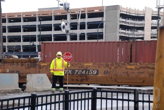 On Nov. 19 Transport Canada ordered the city and the railway to have flaggers available 24 hours a day to monitor the crossing. The order was rescinded Dec. 3