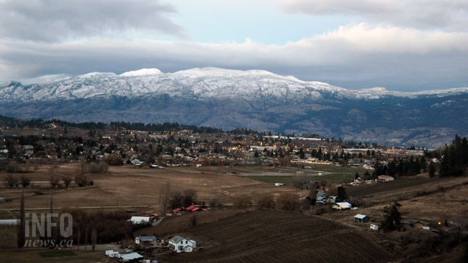 The view from the Kettle Valley Steam Railway.