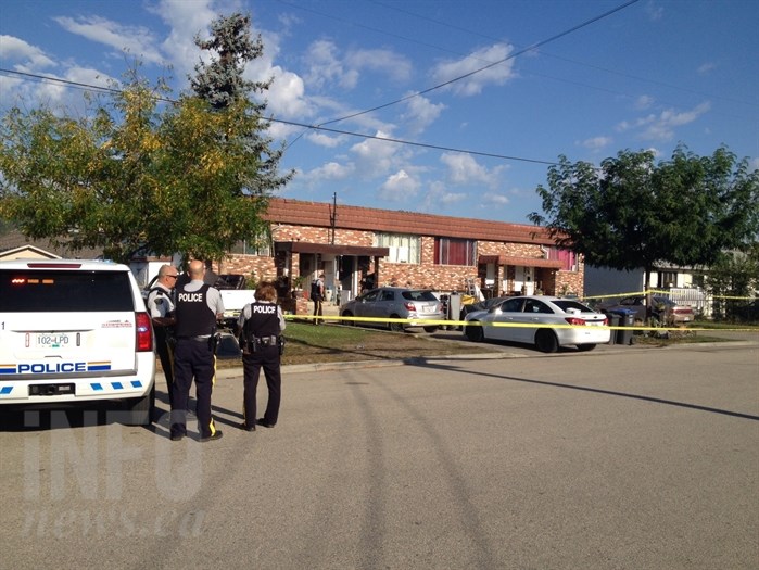 Police at a residence on Hein Road in Rutland Aug. 5, 2016.