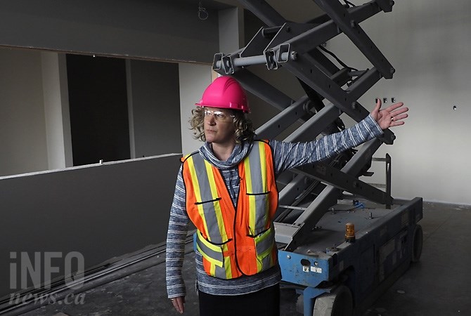 City of Kelowna client services supervisor Anita Rideout in the main foyer of Kelowna's new Police Services Building, Friday, March 3, 2017.