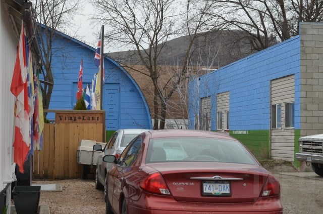 The memorial is at 4008 29 Street, in a laneway behind Wylie's house. 