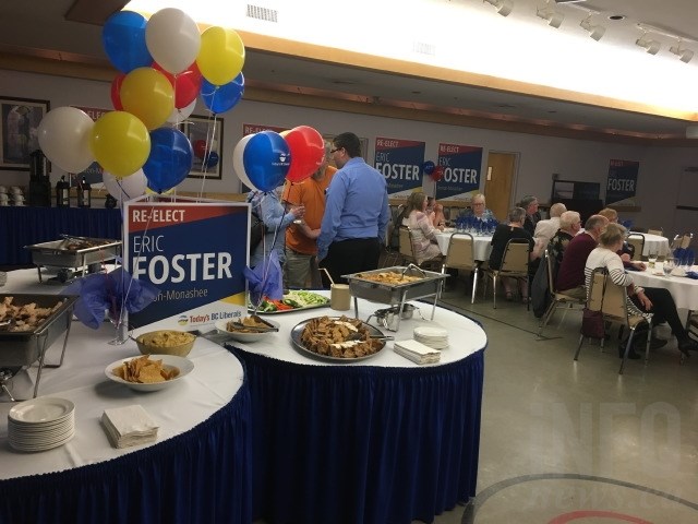 Eric Foster's party at the Schubert Centre. 