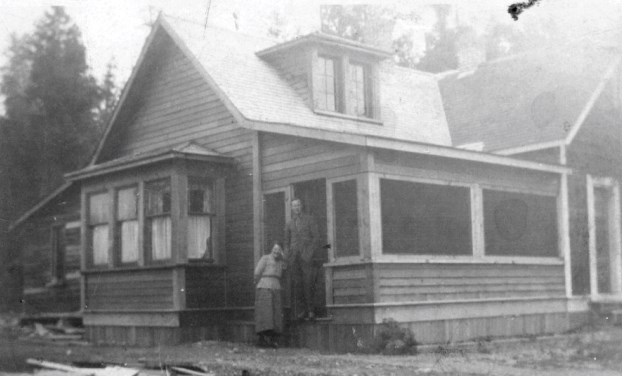 The original Surtees homestead, built in 1910. 