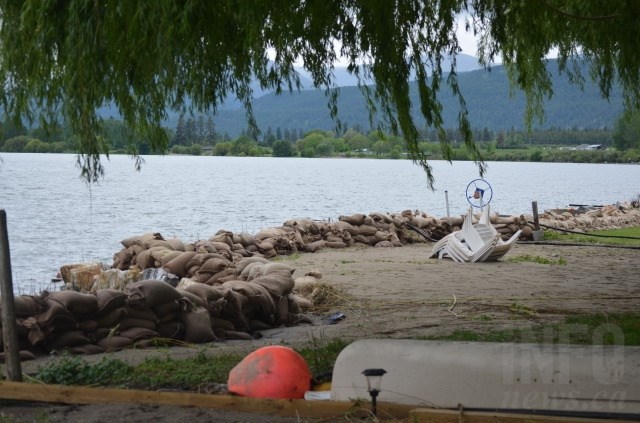 The Tolpinrues estimate they've filled about 1,000 sandbags, and counting. 