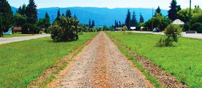 A section of the North Okanagan-Shuswap Rail Trail. 