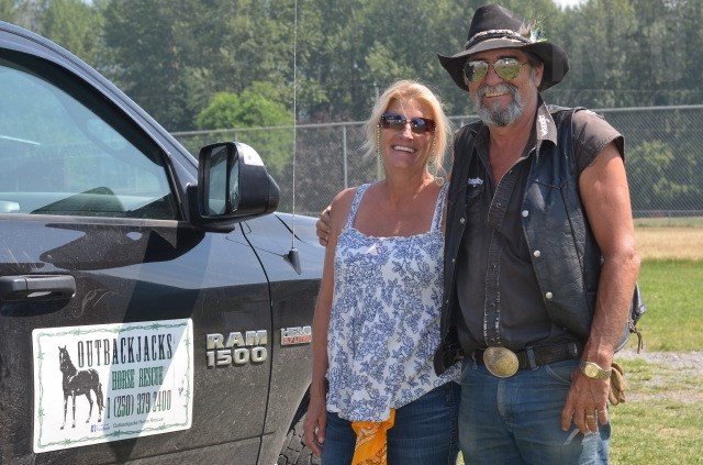 Gena Sandli and Dale Christie run Outbackjacks Horse Rescue in Falkland. 