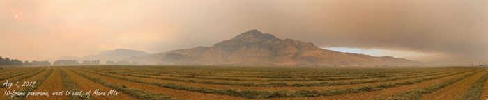 West to East panorama of Mara Mountain.