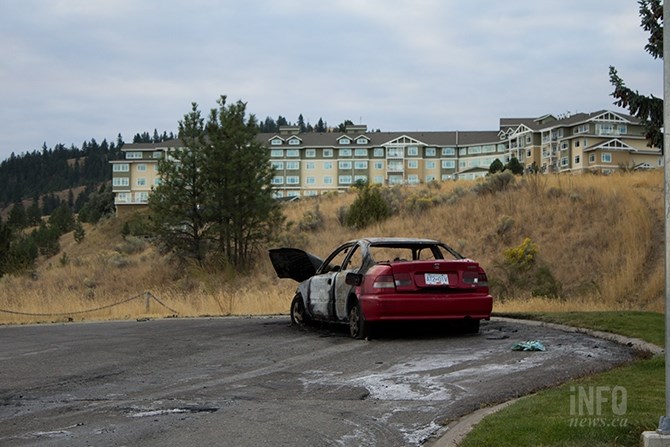 About 10 minutes after the shooting, a car was found on fire on Whiteshield Crescent and Odin Court on Sept. 21, 2017. Police confirm it is connected to the homicide.