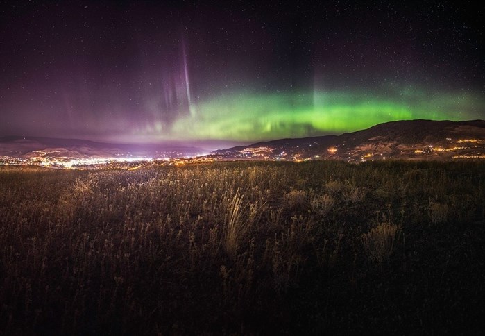 Vernon photographer Jordan McGrath captured this shot of the northern lights from Middleton Mountain in the early morning hours of Sept. 28, 2017.