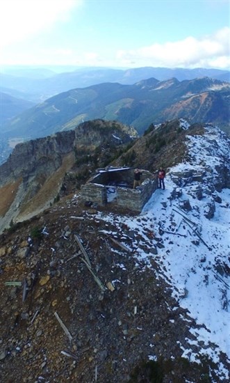 The lookout in 2015. 