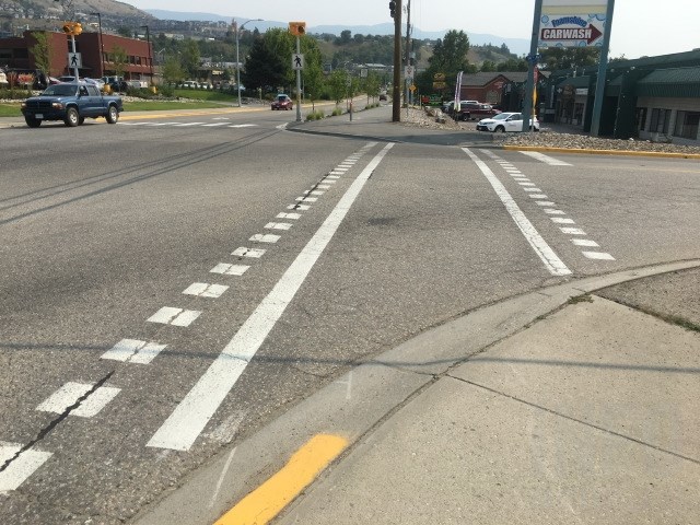 Elephant feet crosswalk