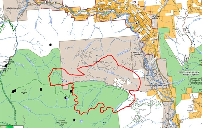 The Snowy Mountain wildfire, south of Keremeos, continued to expand yesterday, July 31, 2018.