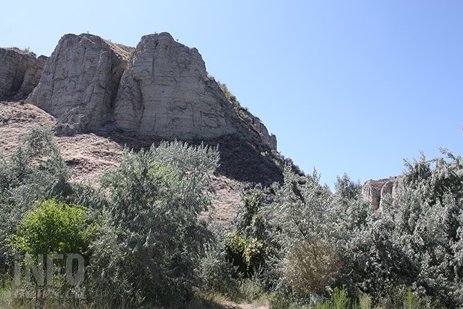 Hoodoos of Okanagan Lake.