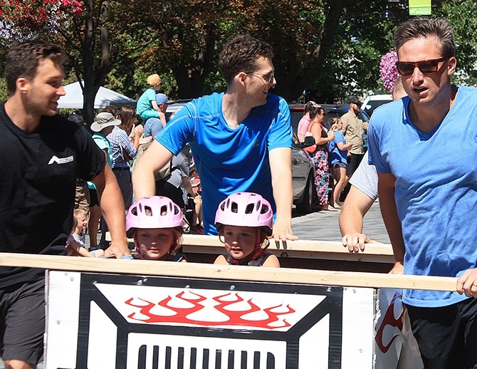 Second place finishers Greyback were in the thick of the competition throughout the Peach Bin Race, but fell to the Snowbirds in the end