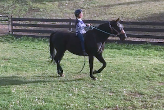 Kyra Barrett has been riding horses since she was able to sit up. Her mother, Hayley Barrett, says they found out ways to advance her in the sport even after she was diagnosed as legally blind.