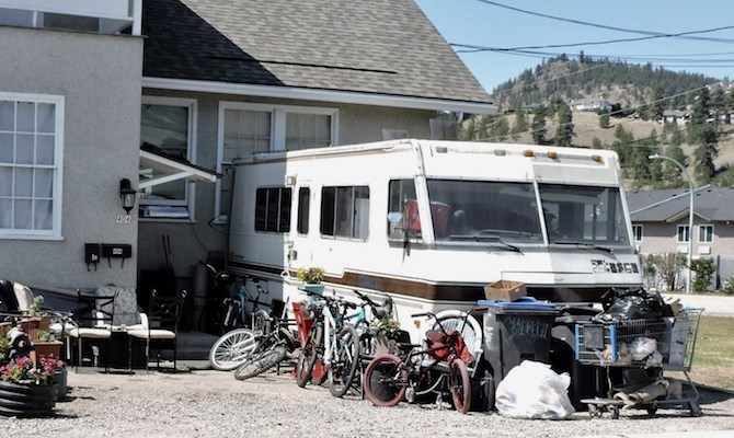 Stolen goods are sometimes stored in older motorhomes.