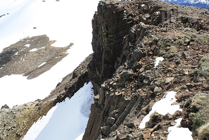 The Devil's Woodpile is a columnar basalt formation in Cathedral Park in the Similkameen Valley.