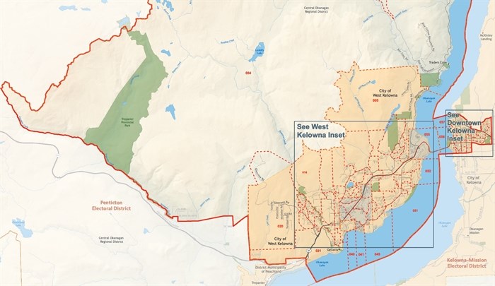 Kelowna West boundaries.