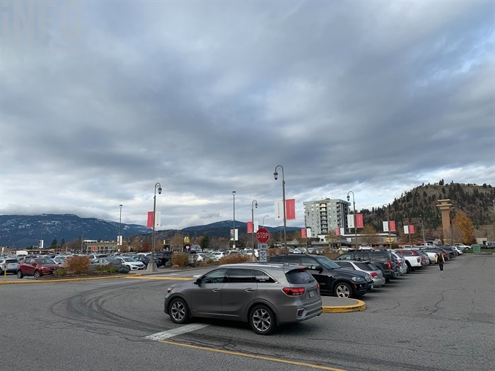 Orchard Park Shopping Centre's parking lot, Nov. 26.