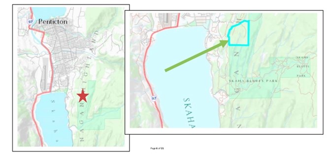 Skaha Bluffs Provincial Park near Penticton grew by 65 ha.