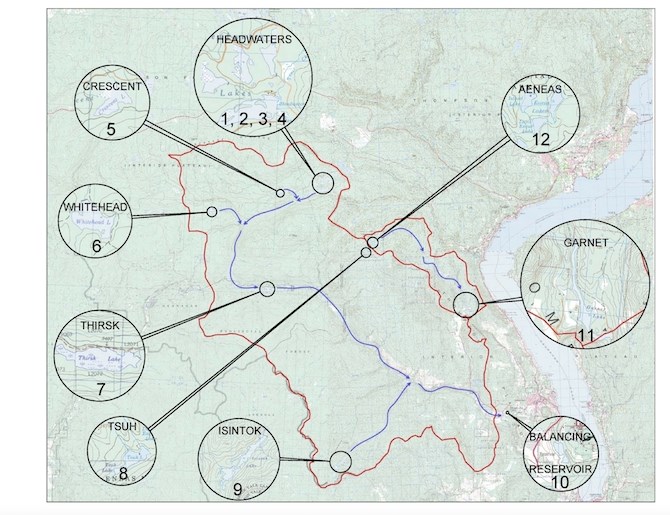 District of Summerland dams.