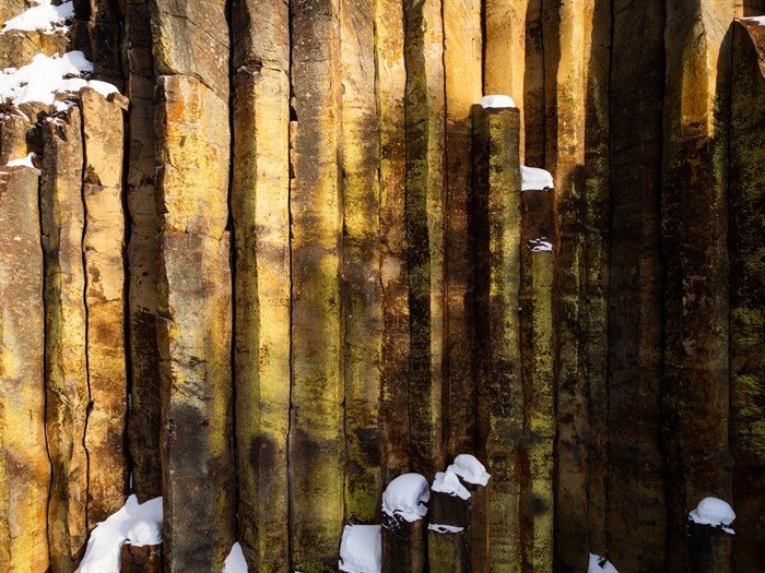 The Aberdeen columns near Lumby.