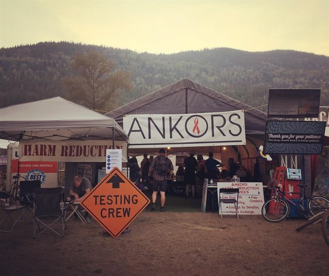 The ANKORS site at a previous Shambhala Music Festival.