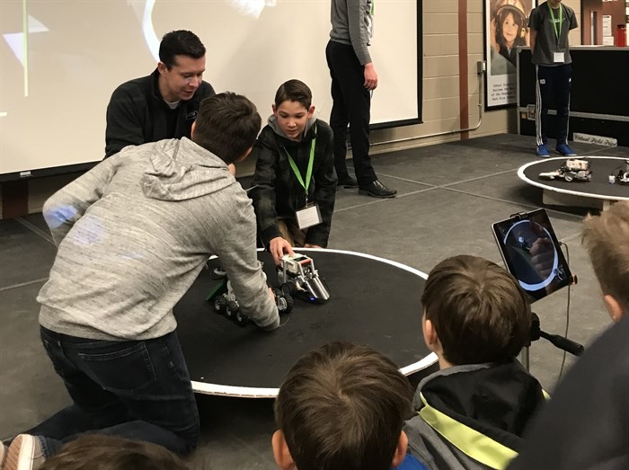 A SumoBot event held in 2019.