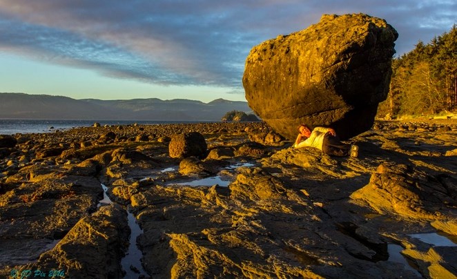 Balancing Rock on Haida Gwaii with Joanne Sabroff.