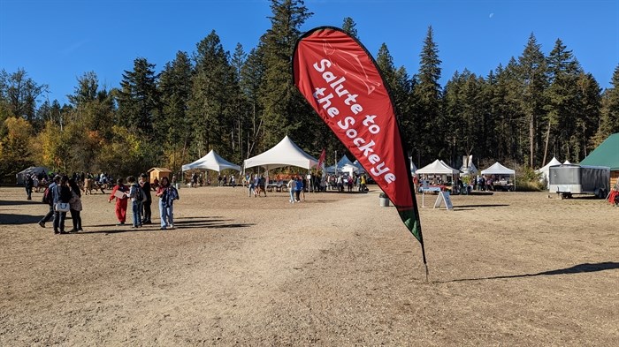 The Salute to the Sockeye Festival in Tsútswecw Provincial Park