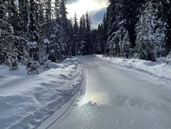 The Adventure Skating Loop at Apex Mountain Resort.