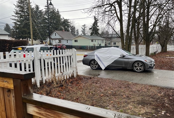 A body was found in a vehicle in the 4600 block of 20 Street today, March 13, 2023.