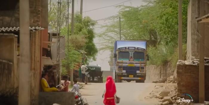 This is a mobil water filtration plant in India.