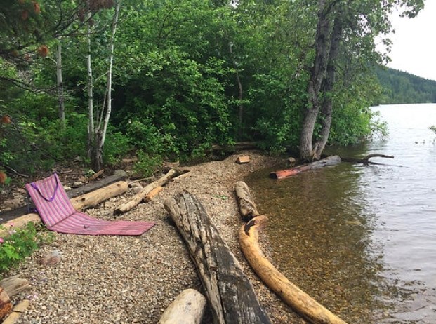 Nipple Point on Shuswap Lake.