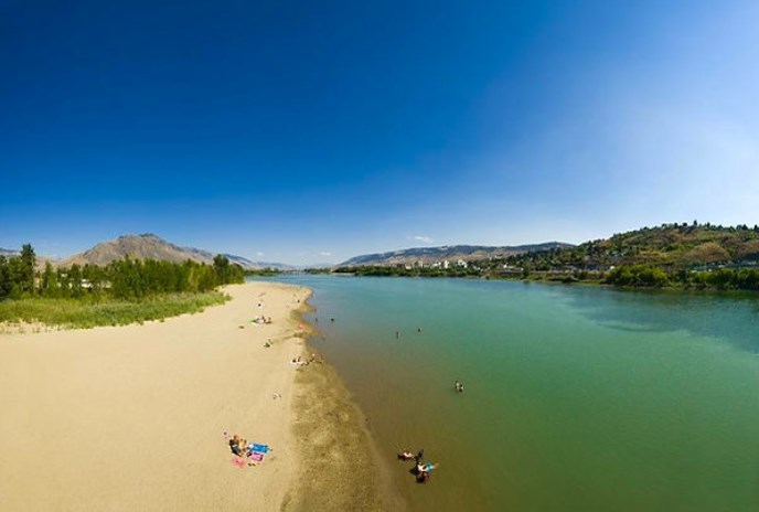 Mission Flats in Kamloops.