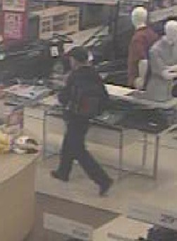 An image of the suspicious package suspect taken from security footage.